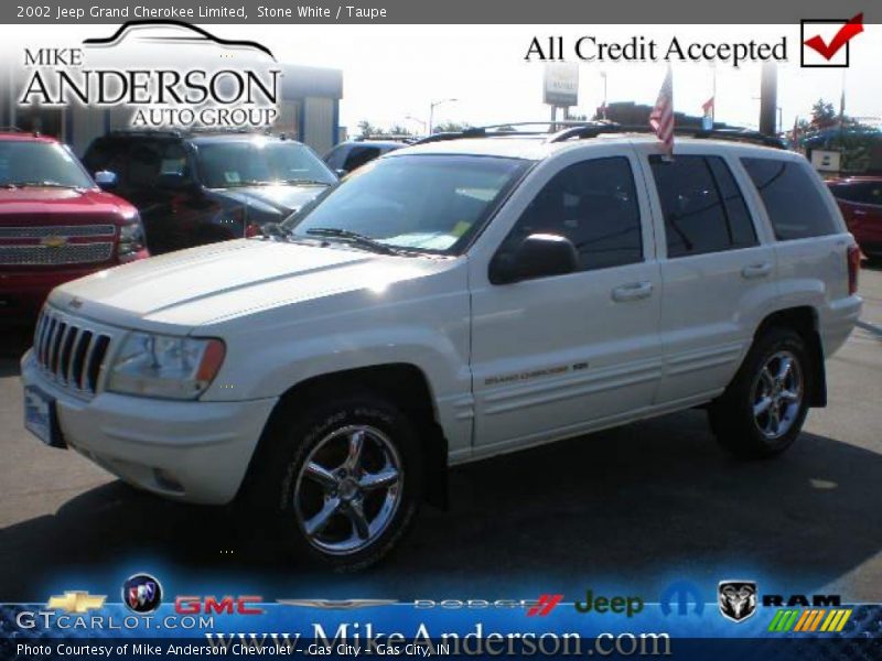 Stone White / Taupe 2002 Jeep Grand Cherokee Limited