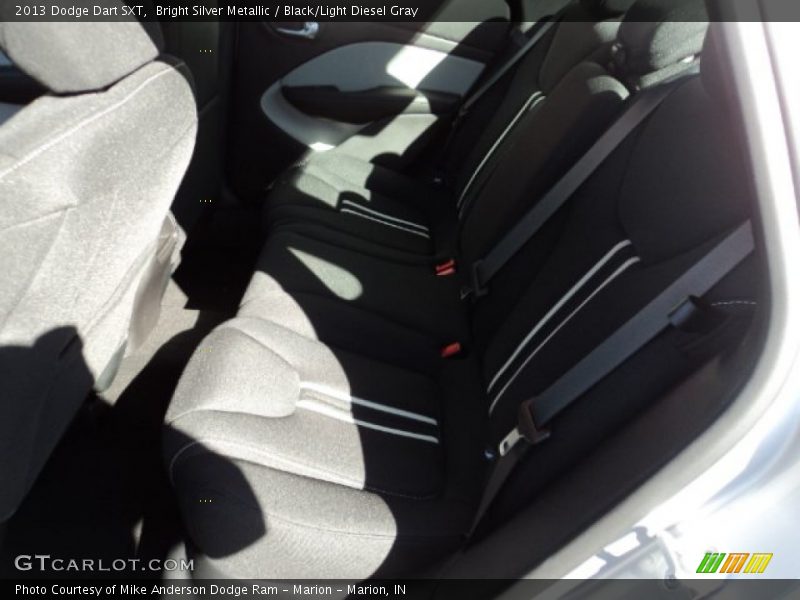 Bright Silver Metallic / Black/Light Diesel Gray 2013 Dodge Dart SXT
