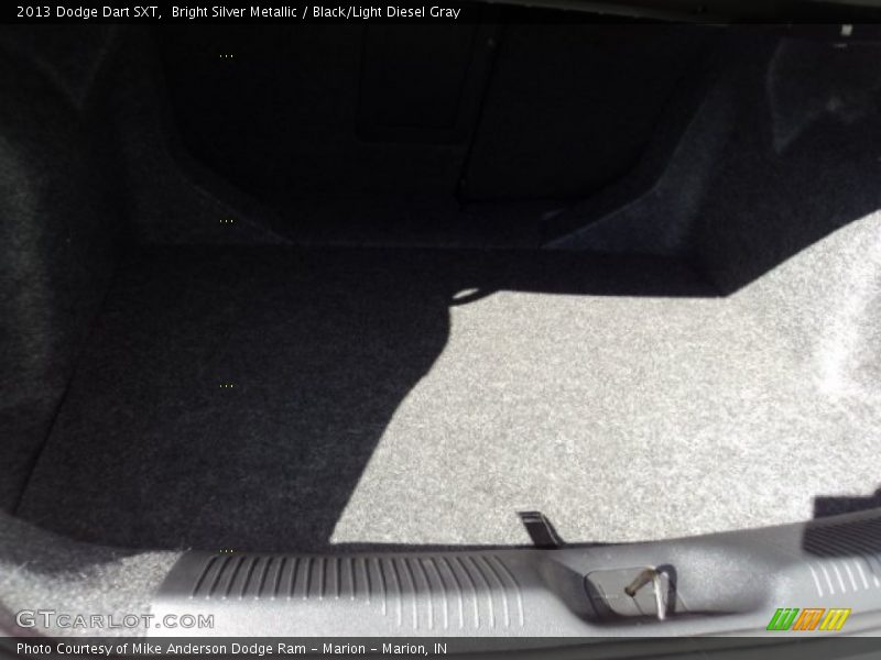 Bright Silver Metallic / Black/Light Diesel Gray 2013 Dodge Dart SXT