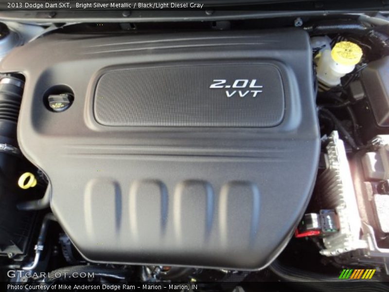 Bright Silver Metallic / Black/Light Diesel Gray 2013 Dodge Dart SXT