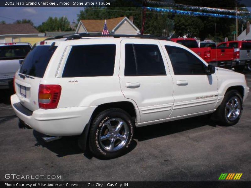 Stone White / Taupe 2002 Jeep Grand Cherokee Limited