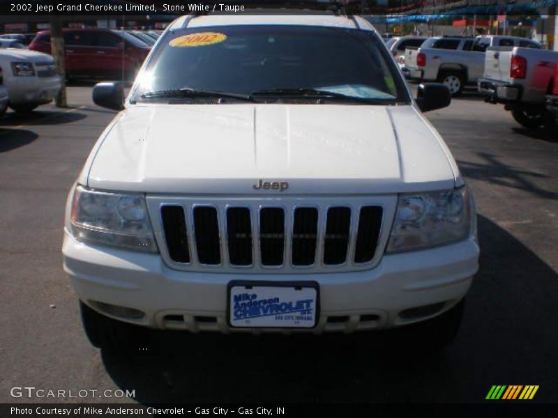 Stone White / Taupe 2002 Jeep Grand Cherokee Limited