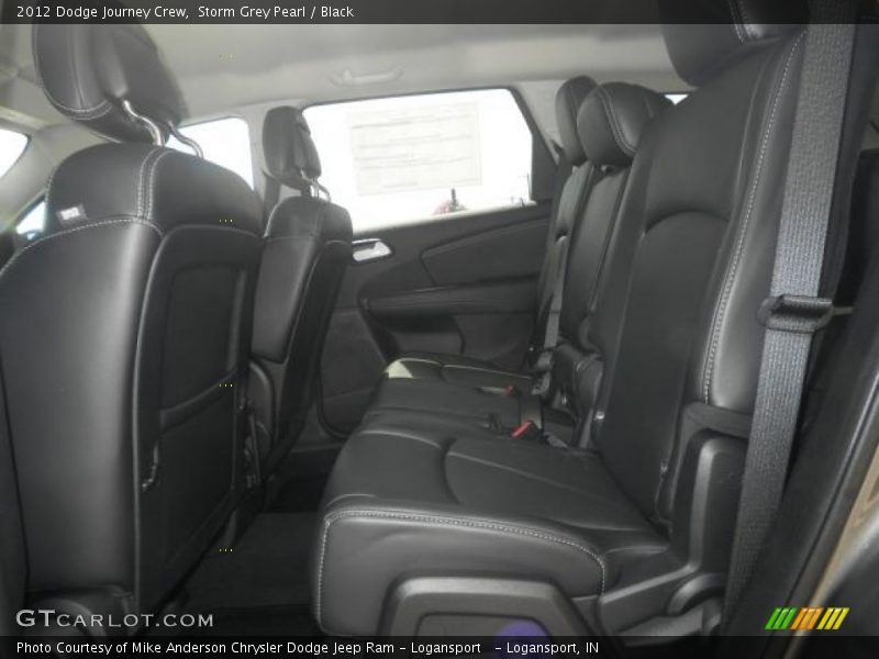 Storm Grey Pearl / Black 2012 Dodge Journey Crew