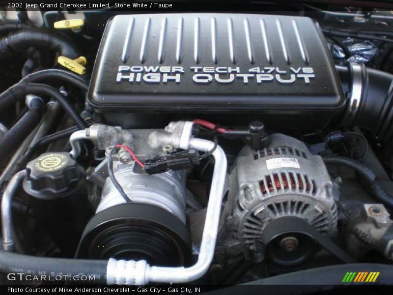  2002 Grand Cherokee Limited Engine - 4.7 Liter SOHC 16-Valve V8