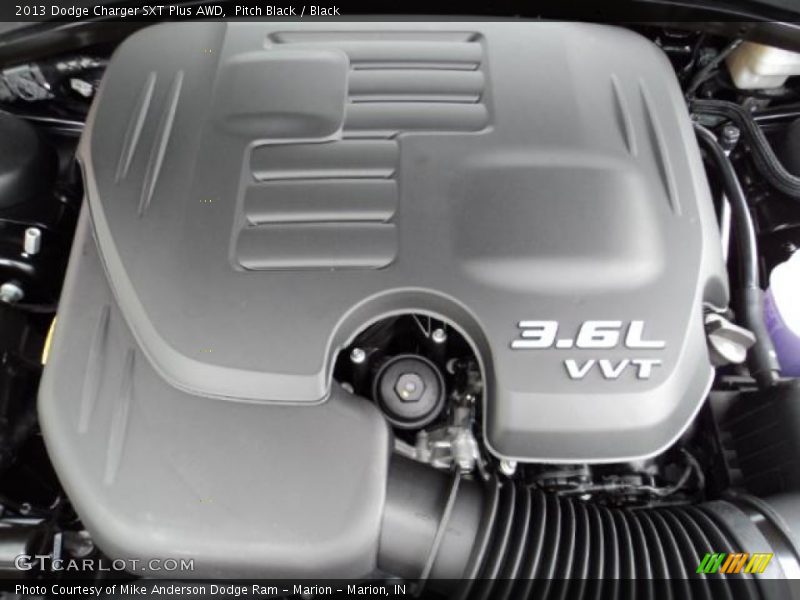  2013 Charger SXT Plus AWD Engine - 3.6 Liter DOHC 24-Valve VVT Pentastar V6