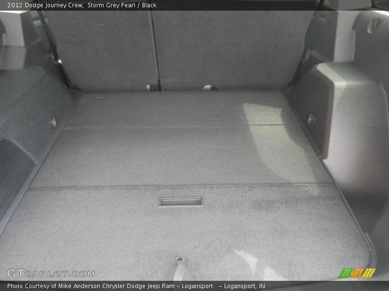 Storm Grey Pearl / Black 2012 Dodge Journey Crew