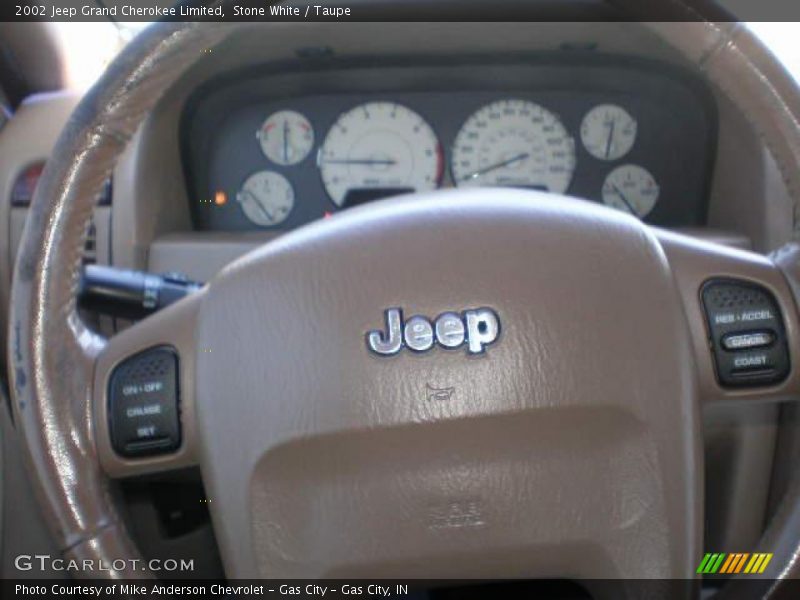 Stone White / Taupe 2002 Jeep Grand Cherokee Limited