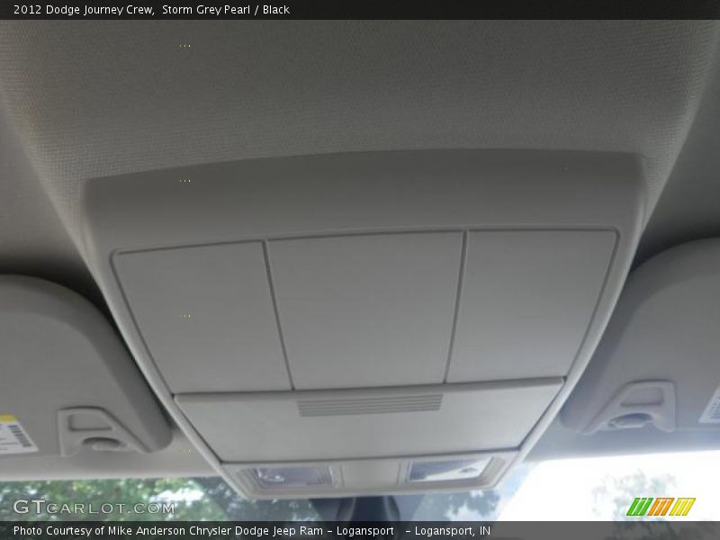 Storm Grey Pearl / Black 2012 Dodge Journey Crew