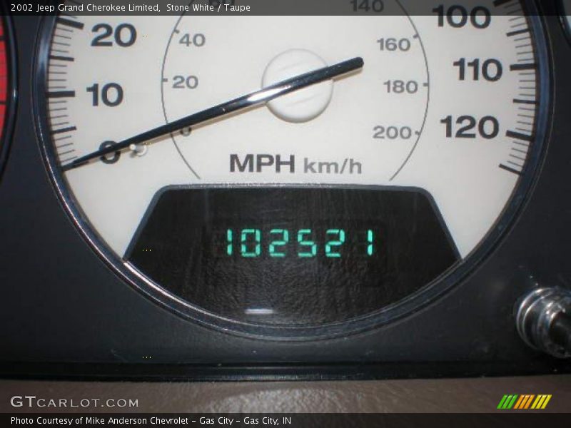 Stone White / Taupe 2002 Jeep Grand Cherokee Limited