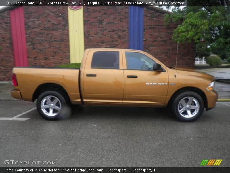  2012 Ram 1500 Express Crew Cab 4x4 Tequila Sunrise Pearl