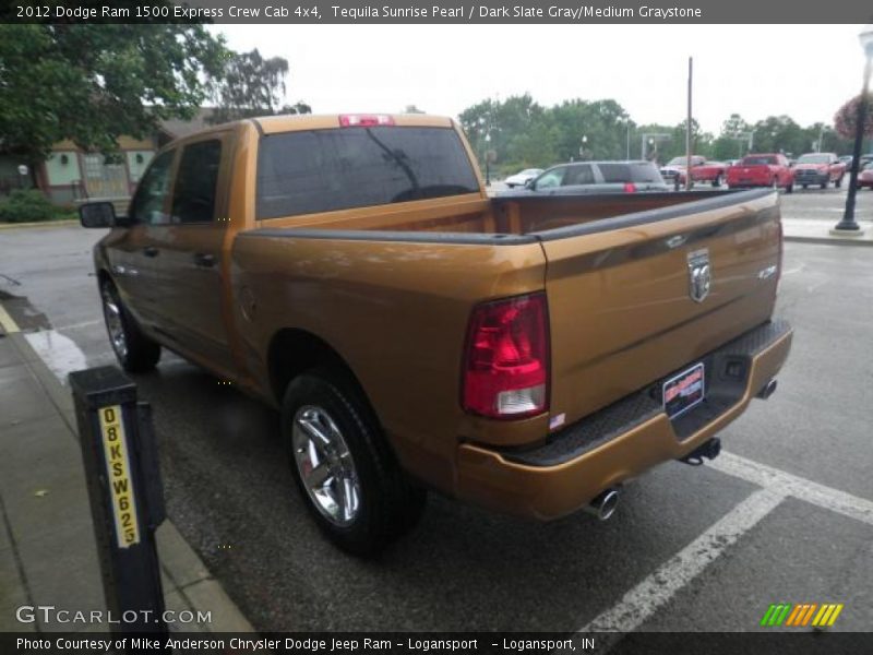 Tequila Sunrise Pearl / Dark Slate Gray/Medium Graystone 2012 Dodge Ram 1500 Express Crew Cab 4x4