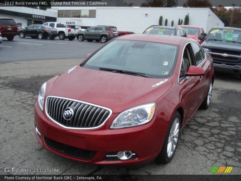 Crystal Red Tintcoat / Cashmere 2013 Buick Verano FWD