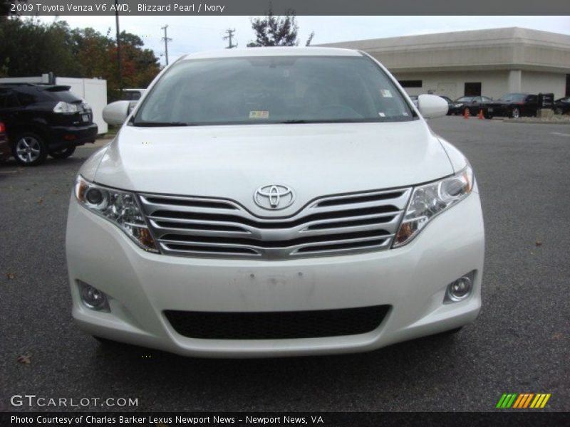 Blizzard Pearl / Ivory 2009 Toyota Venza V6 AWD