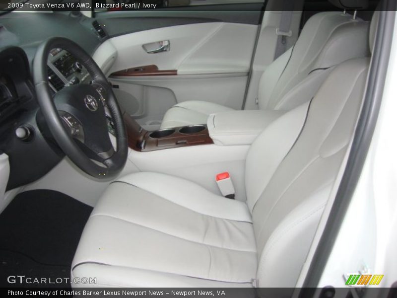 Blizzard Pearl / Ivory 2009 Toyota Venza V6 AWD