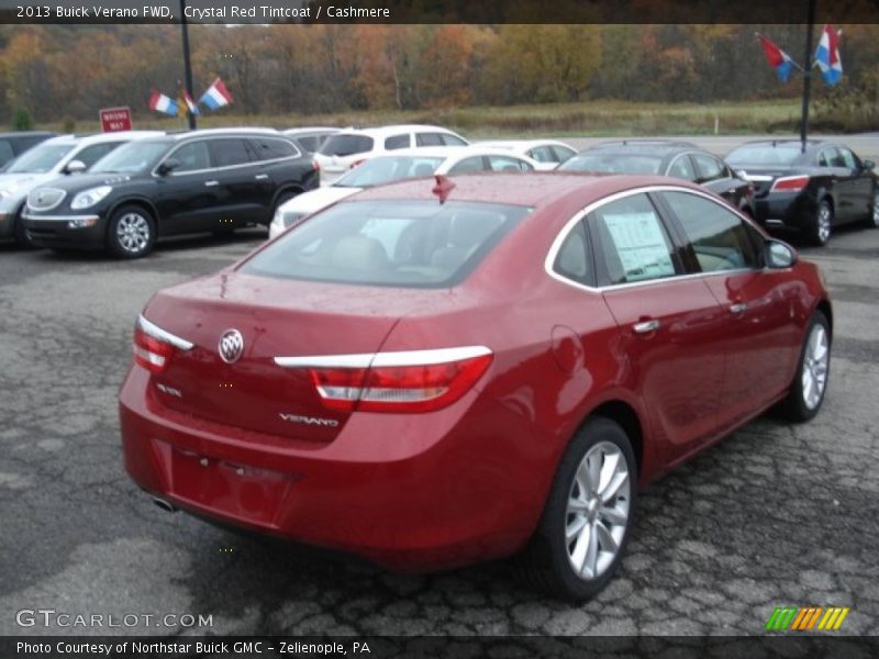 Crystal Red Tintcoat / Cashmere 2013 Buick Verano FWD