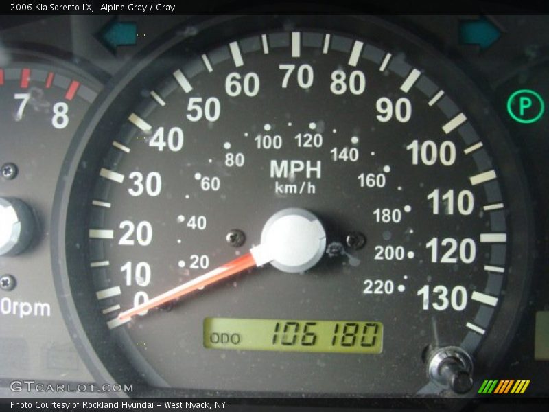 Alpine Gray / Gray 2006 Kia Sorento LX