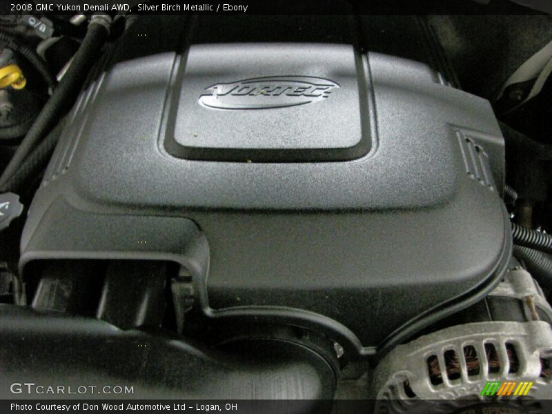Silver Birch Metallic / Ebony 2008 GMC Yukon Denali AWD