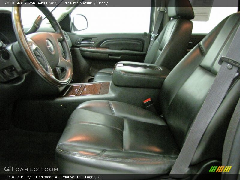 Silver Birch Metallic / Ebony 2008 GMC Yukon Denali AWD