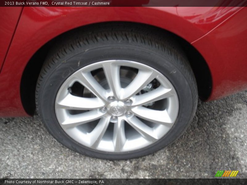 Crystal Red Tintcoat / Cashmere 2013 Buick Verano FWD
