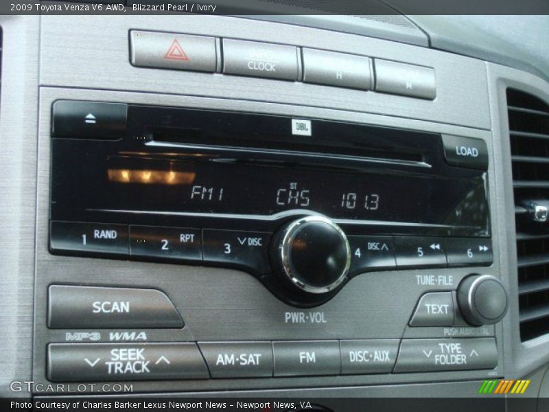 Blizzard Pearl / Ivory 2009 Toyota Venza V6 AWD