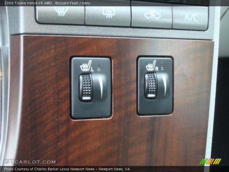 Blizzard Pearl / Ivory 2009 Toyota Venza V6 AWD