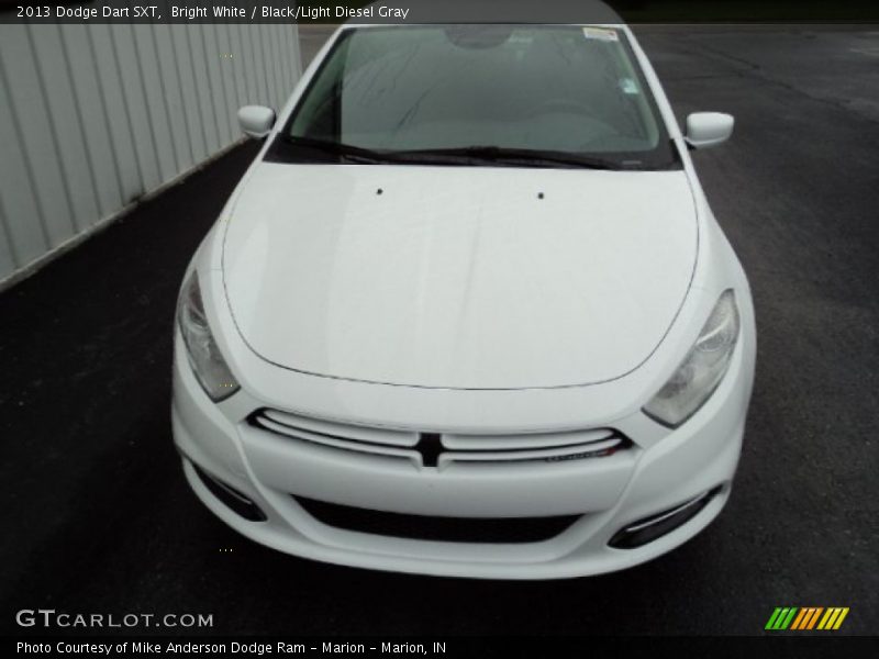 Bright White / Black/Light Diesel Gray 2013 Dodge Dart SXT