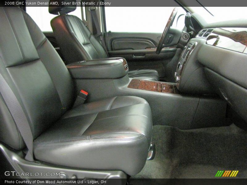 Silver Birch Metallic / Ebony 2008 GMC Yukon Denali AWD