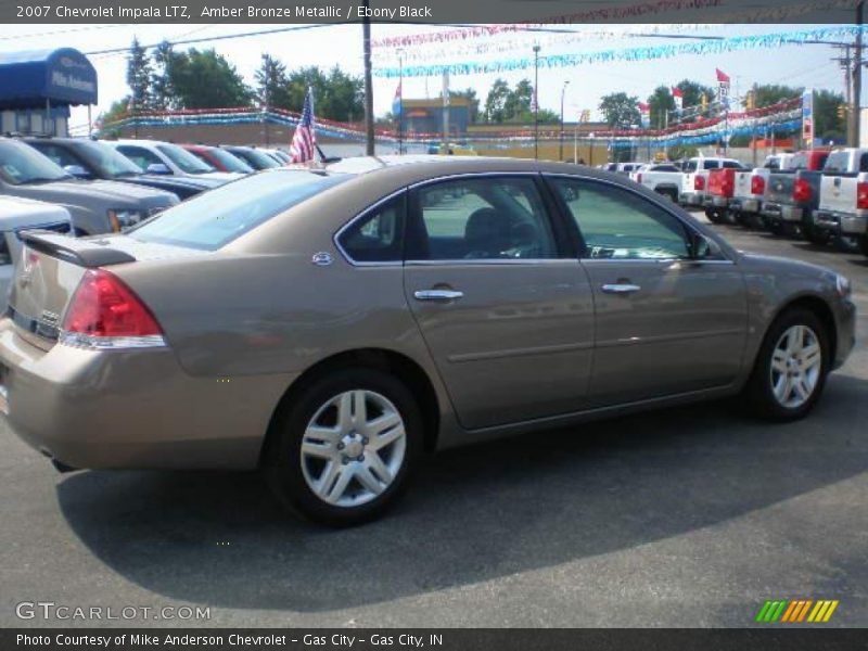 Amber Bronze Metallic / Ebony Black 2007 Chevrolet Impala LTZ