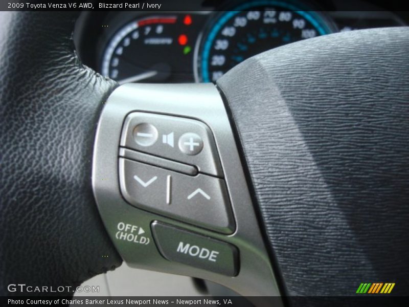 Blizzard Pearl / Ivory 2009 Toyota Venza V6 AWD