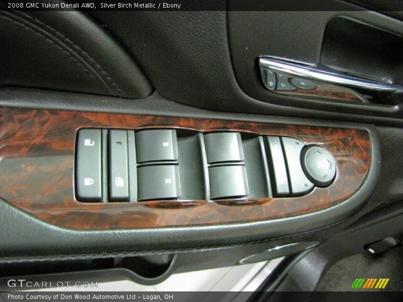 Silver Birch Metallic / Ebony 2008 GMC Yukon Denali AWD