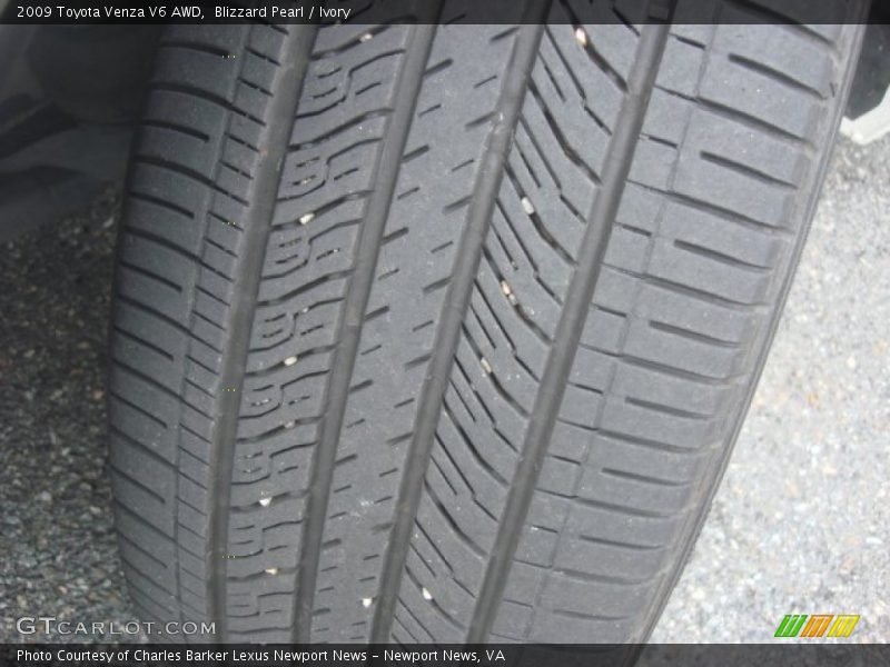 Blizzard Pearl / Ivory 2009 Toyota Venza V6 AWD