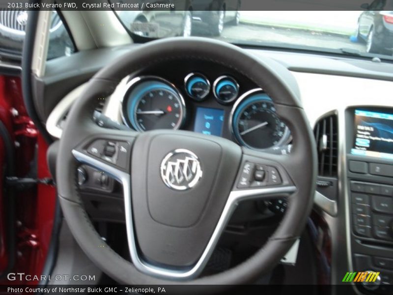 Crystal Red Tintcoat / Cashmere 2013 Buick Verano FWD