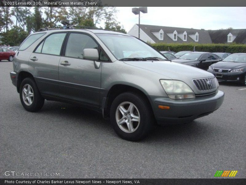 Mineral Green Metallic / Ivory 2001 Lexus RX 300