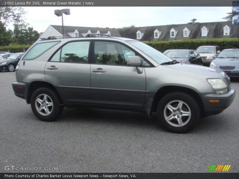 Mineral Green Metallic / Ivory 2001 Lexus RX 300