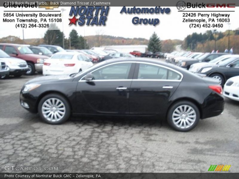 Black Diamond Tricoat / Cashmere 2013 Buick Regal Turbo