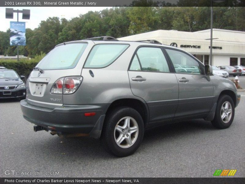 Mineral Green Metallic / Ivory 2001 Lexus RX 300