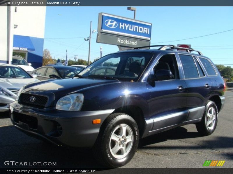 Moonlit Blue / Gray 2004 Hyundai Santa Fe