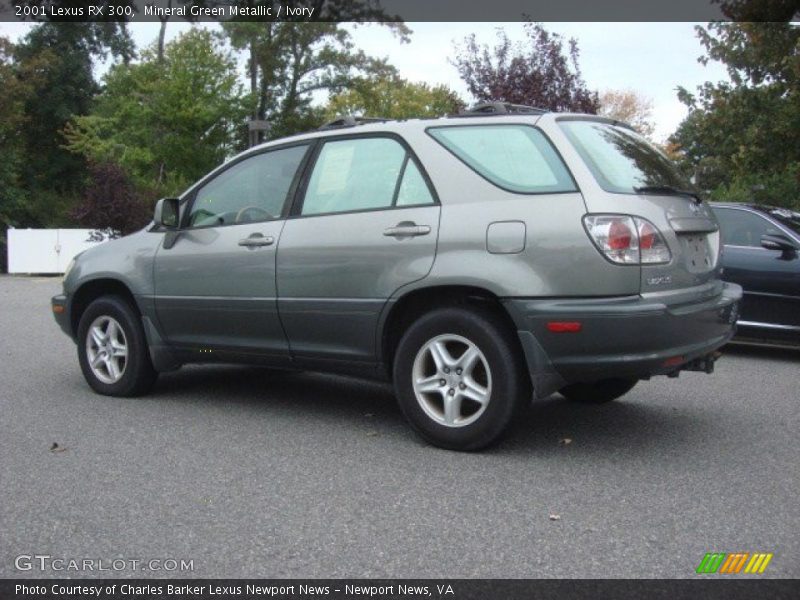 Mineral Green Metallic / Ivory 2001 Lexus RX 300