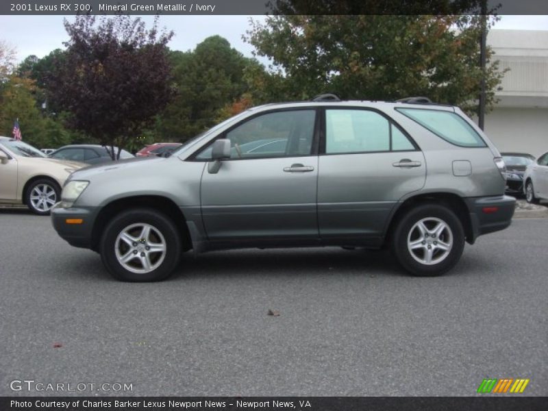 Mineral Green Metallic / Ivory 2001 Lexus RX 300