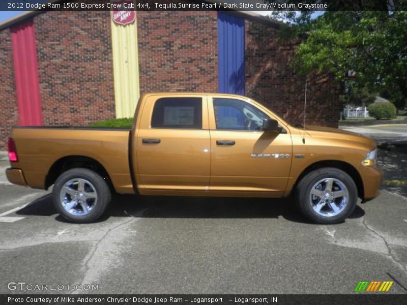  2012 Ram 1500 Express Crew Cab 4x4 Tequila Sunrise Pearl