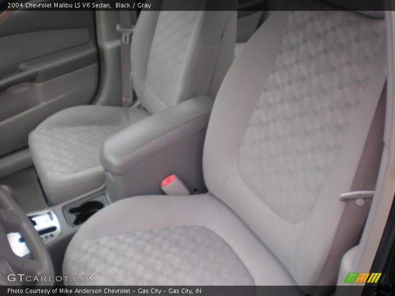 Black / Gray 2004 Chevrolet Malibu LS V6 Sedan