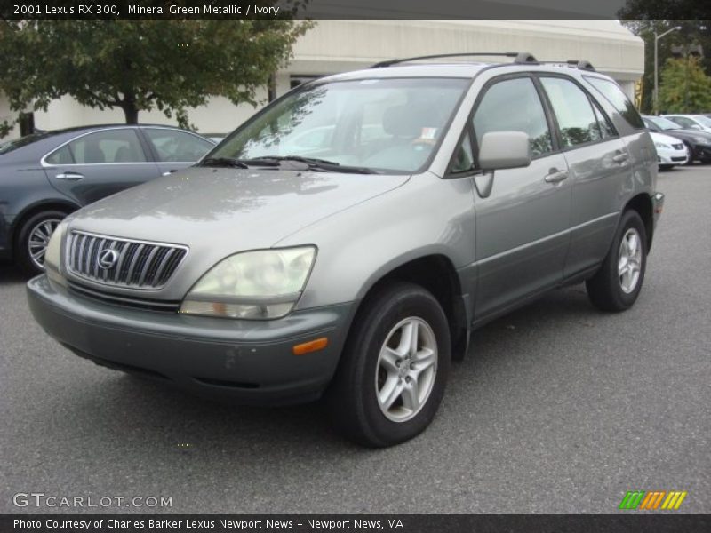 Mineral Green Metallic / Ivory 2001 Lexus RX 300