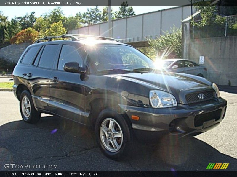 Moonlit Blue / Gray 2004 Hyundai Santa Fe