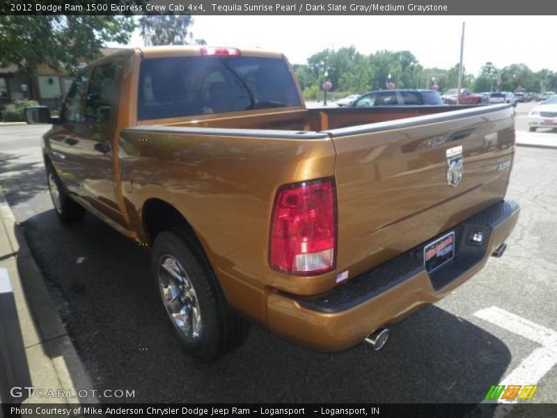 Tequila Sunrise Pearl / Dark Slate Gray/Medium Graystone 2012 Dodge Ram 1500 Express Crew Cab 4x4