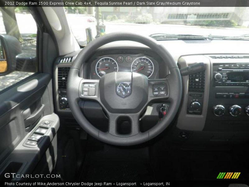 Tequila Sunrise Pearl / Dark Slate Gray/Medium Graystone 2012 Dodge Ram 1500 Express Crew Cab 4x4