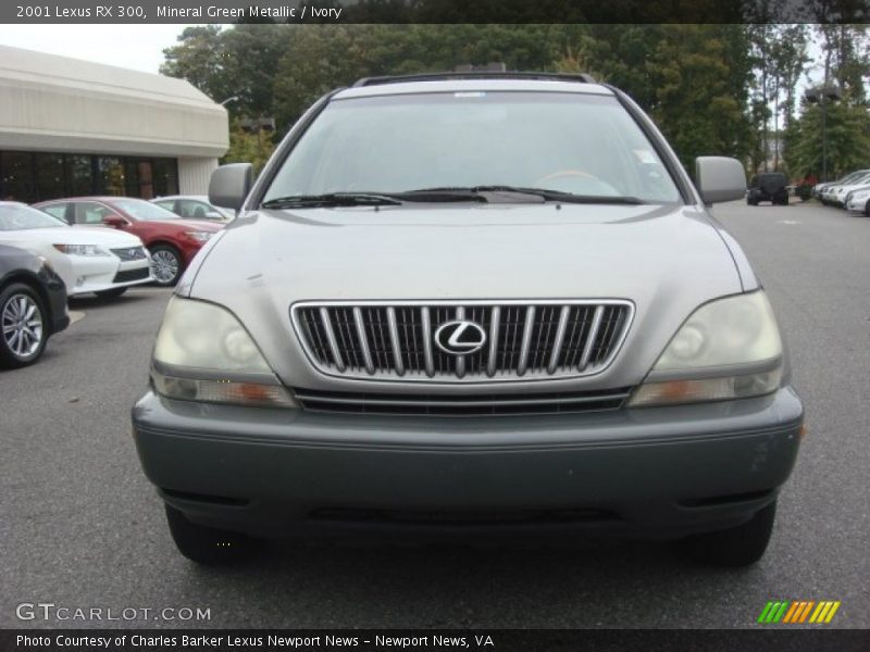 Mineral Green Metallic / Ivory 2001 Lexus RX 300