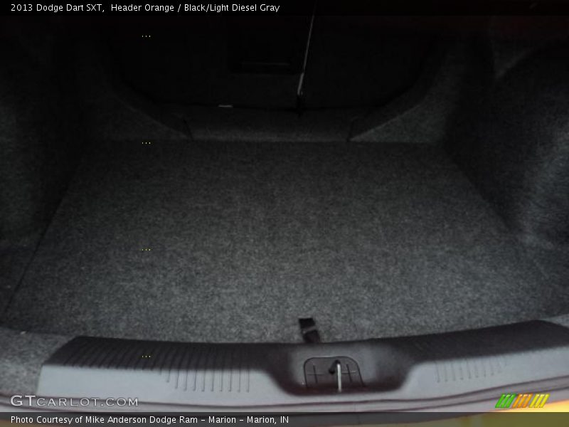 Header Orange / Black/Light Diesel Gray 2013 Dodge Dart SXT