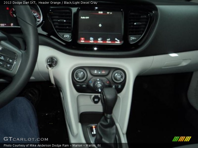 Header Orange / Black/Light Diesel Gray 2013 Dodge Dart SXT