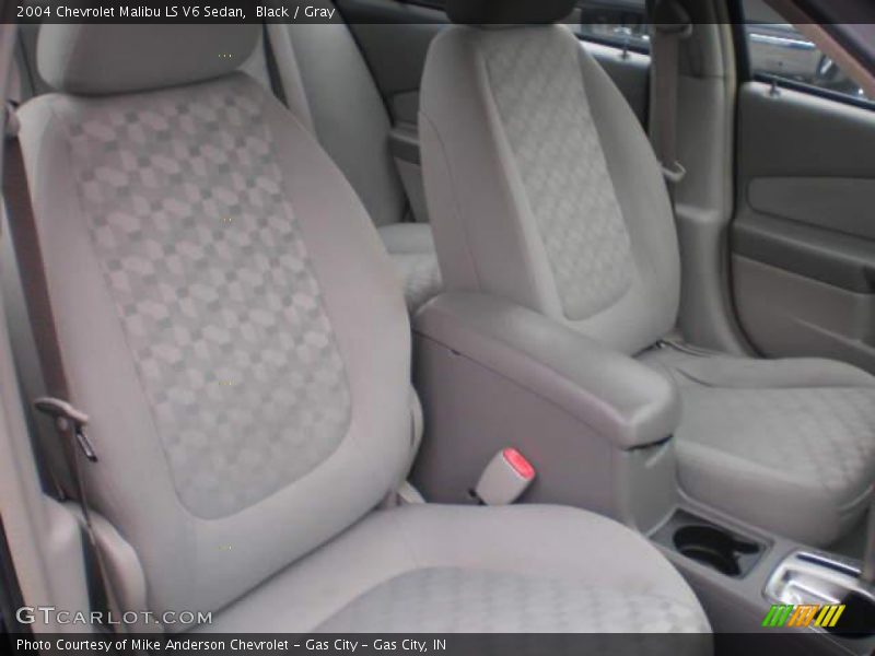 Black / Gray 2004 Chevrolet Malibu LS V6 Sedan