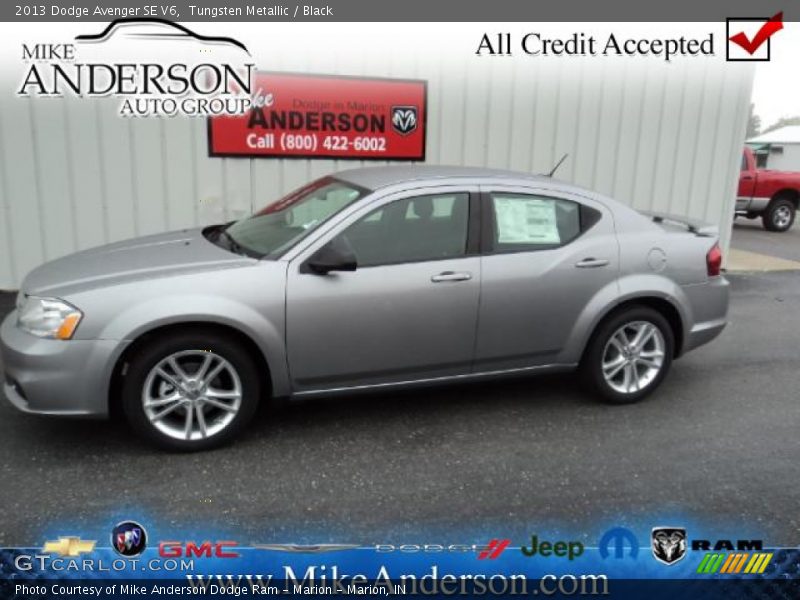 Tungsten Metallic / Black 2013 Dodge Avenger SE V6